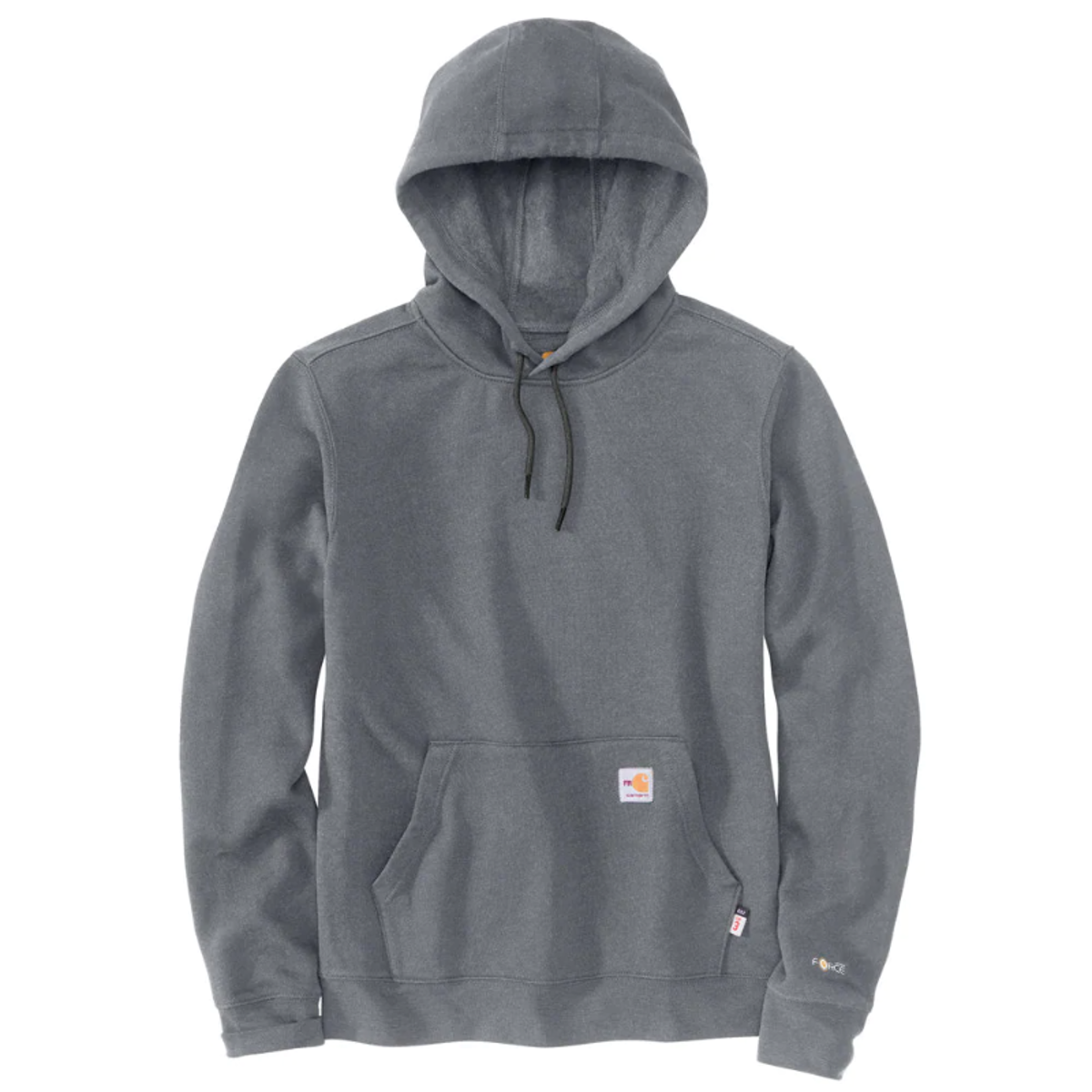 FR Carhartt Hooded Sweatshirt in Granite Heather